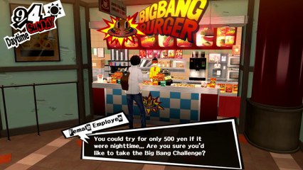 PERSONA 5 FIRST TIME PLAYTHROUGH PART 187 - AIRSOFT MISSION & BIG BANG BURGER XD
