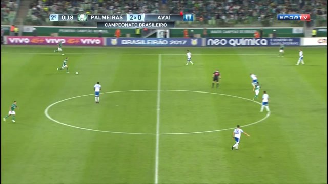 Palmeiras x Avaí (Campeonato Brasileiro 2017 17ª rodada) 2º Tempo