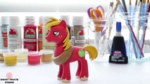 Personnalisé bricolage petit marbre mon tarte poney jouet tutoriel Mlp figure |