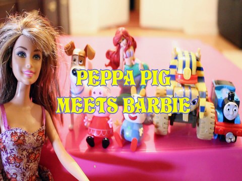 PEPPA PIG MEETS BARBIE MAX PRINCESS ARIEL PEDRO SPHINX TRUCK THOMAS & FRIENDS Toys BABY Videos, THE SECRET LIFE OF PETS