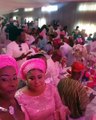 Aishat Lawal Spotted At A Wedding ceremony in Lagos