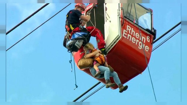 На канате в небе над Рейном