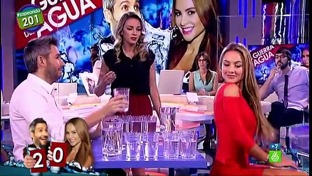 Frank Blancogetting Gets Drenched In Water In A TV Show