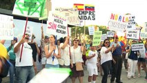 Venezuelanos no exterior protestam contra Maduro