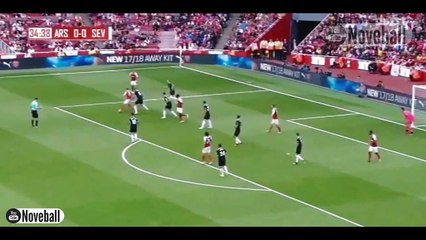 Mesut Ozil Highlights - Arsenal vs Sevilla - Emirates Cup (30/07/2017) | Noveball