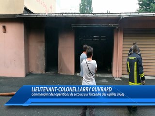D!CI TV : Incendie des Alpilles à Gap / Sinistre maîtrisé : le bilan du lieutenant-colonel Ouvrard