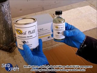 Komposit perbaikan korosi di tangki penyimpanan&kapalDenganMempergunakan sistem Wrap Seal PLUS(Baru)