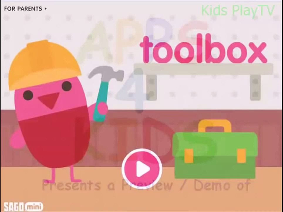 Aplicación para juego Niños sagú caja de instrumento Minios