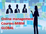 Online management Courses-MIBM GLOBAL Management