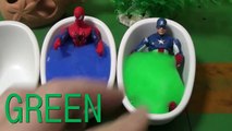 Baño colores Aprender hombre araña tiempo juguetes juguete juego de baño de color de araña