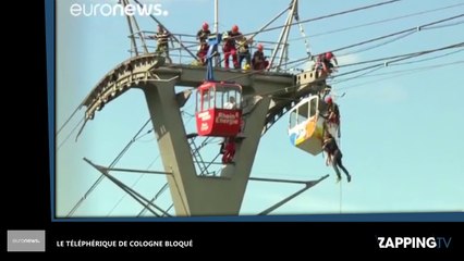 Une centaine de personnes piégées dans un téléphérique à Cologne (vidéo)