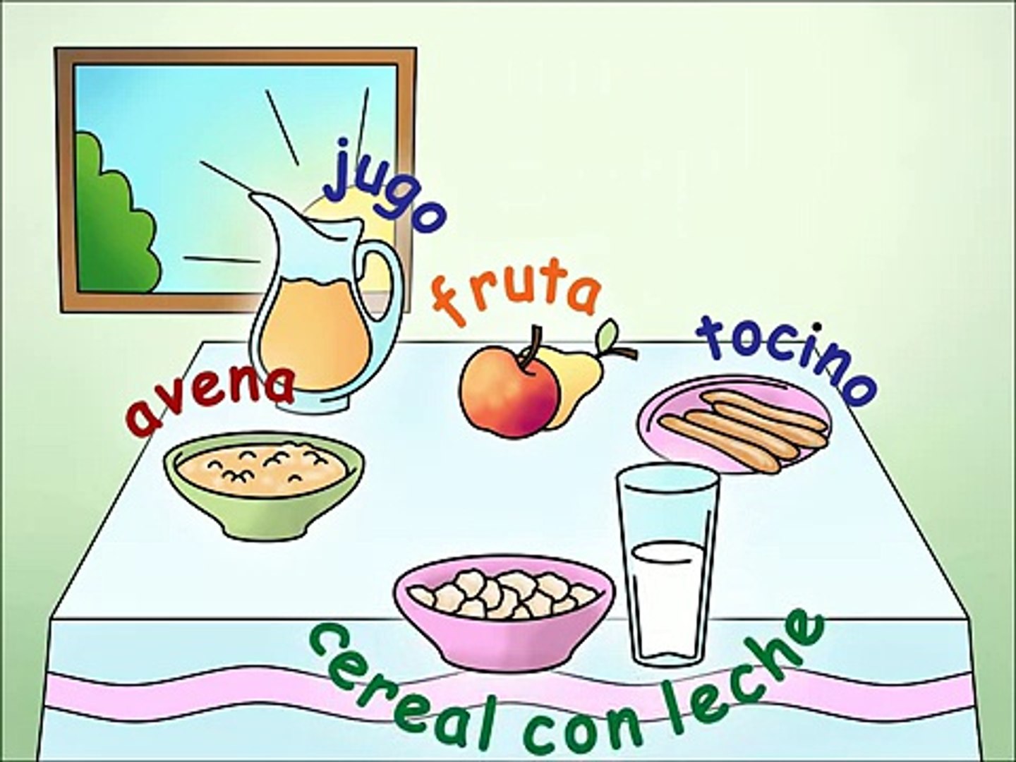 ⁣Comida [Learn the names of foods in Spanish!] - Calico Spanish Songs for Kids