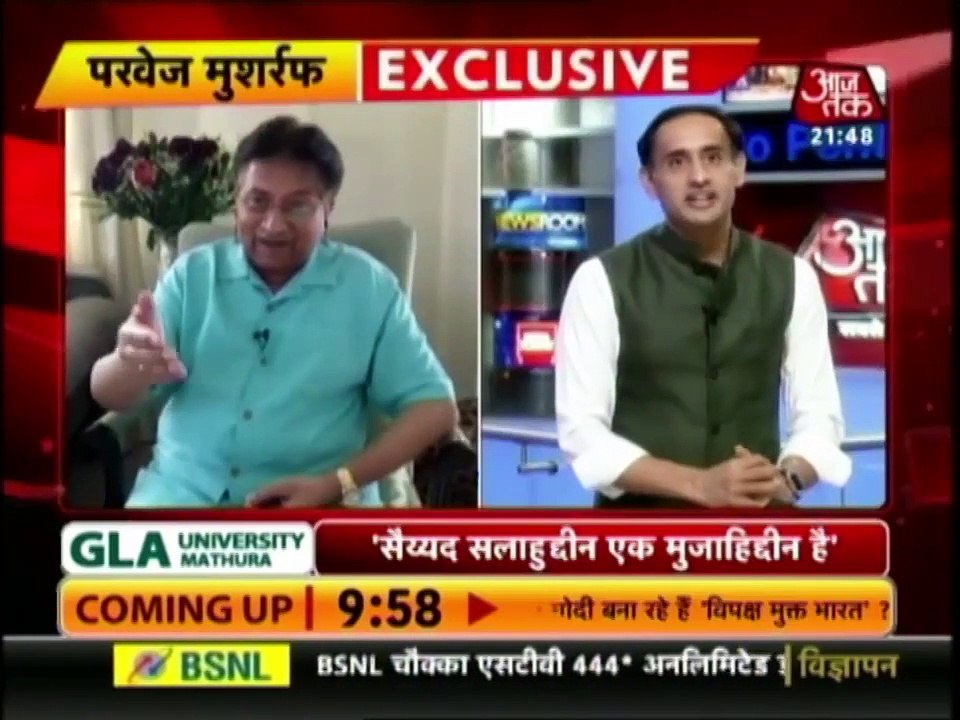 Pervez Musharraf Mouth Breaking Reply To Indian Anchor.. by A-P Clips - Dailymotion