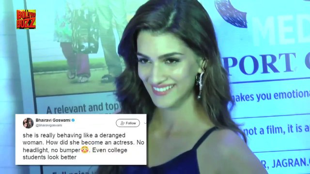 Kriti Sanon BODY SHAMED By Hate Story Actress Bhairavi Goswami