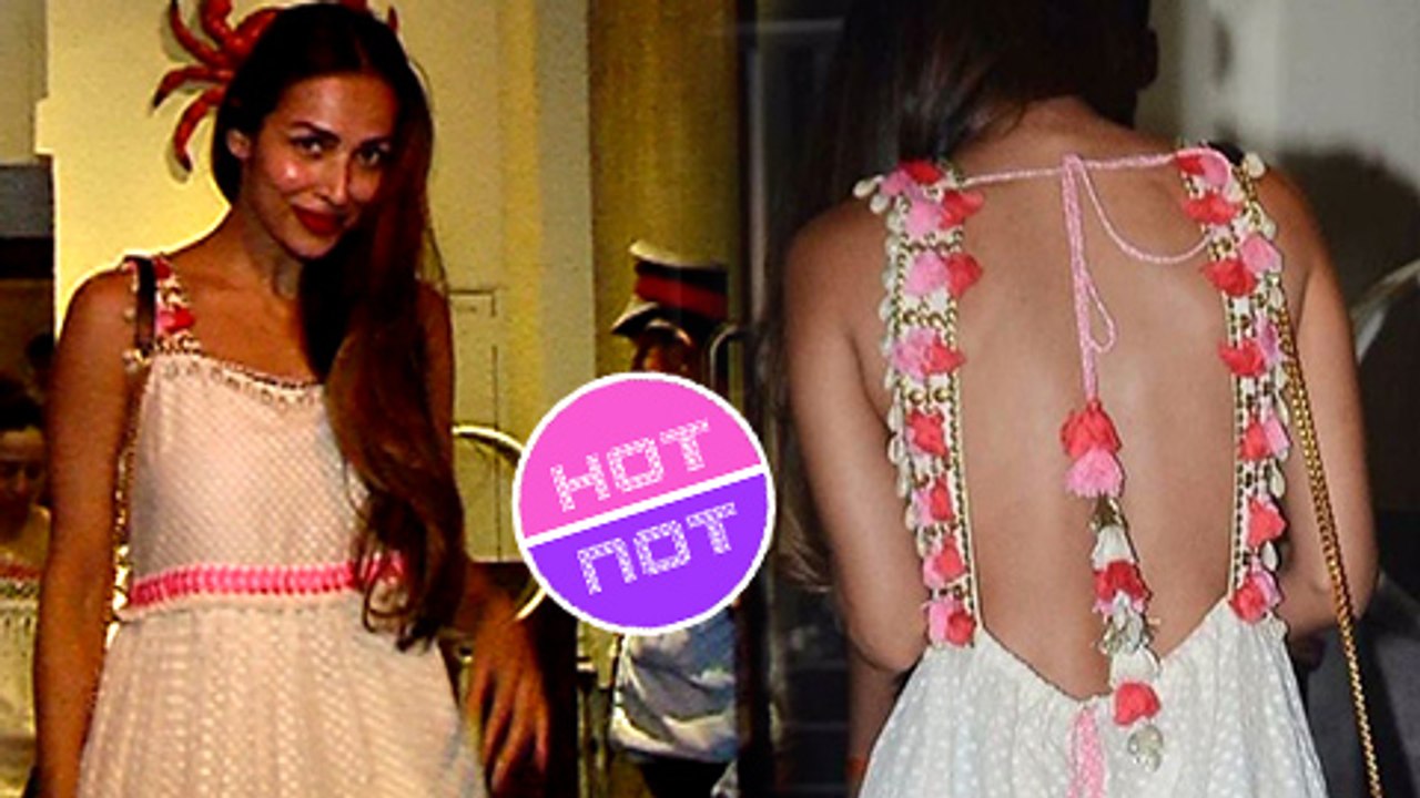 Malaika Arora Khan Flaunts Her $EXY Back  Fun Dinner Date