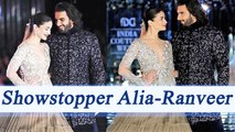 Alia Bhatt and Ranveer Singh on ramp at ICW 2017 for Manish Malhotra; Video goes viral | FilmiBeat