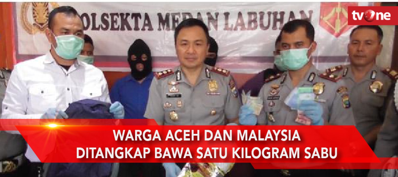 Warga Aceh dan Malaysia Ditangkap Bawa Satu Kilogram Sabu