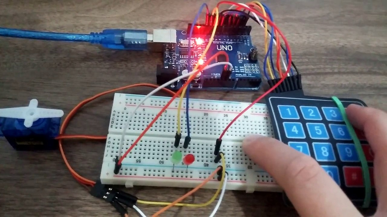 Arduino ile Keypad kullanımı ve Kapı Kontrolü