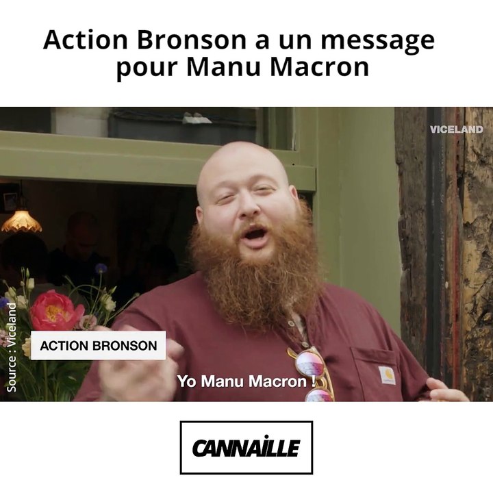 Action Bronson a un truc à dire à Emmanuel Macron