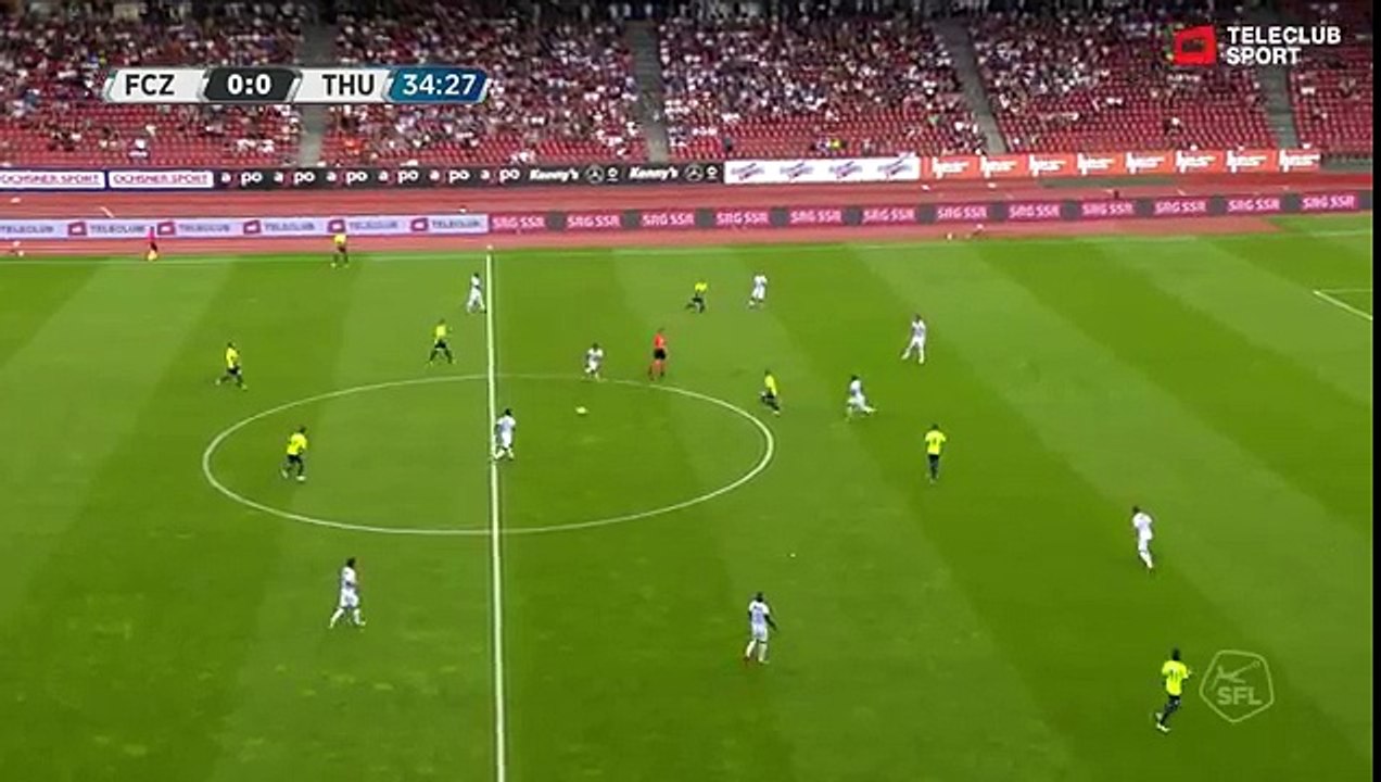 Zurich 0:1 Thun (Swiss Super League 30 July 2017)
