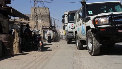 Syrie: une localité assiégée reçoit de l'aide