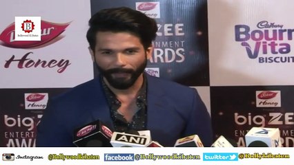 Shahid Kapoor At Big Zee Entertainment Awards 2017