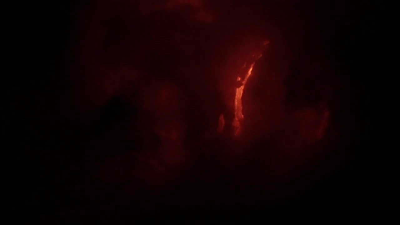 Timelapse Footage Shows Lava Flow at Kilauea Volcano