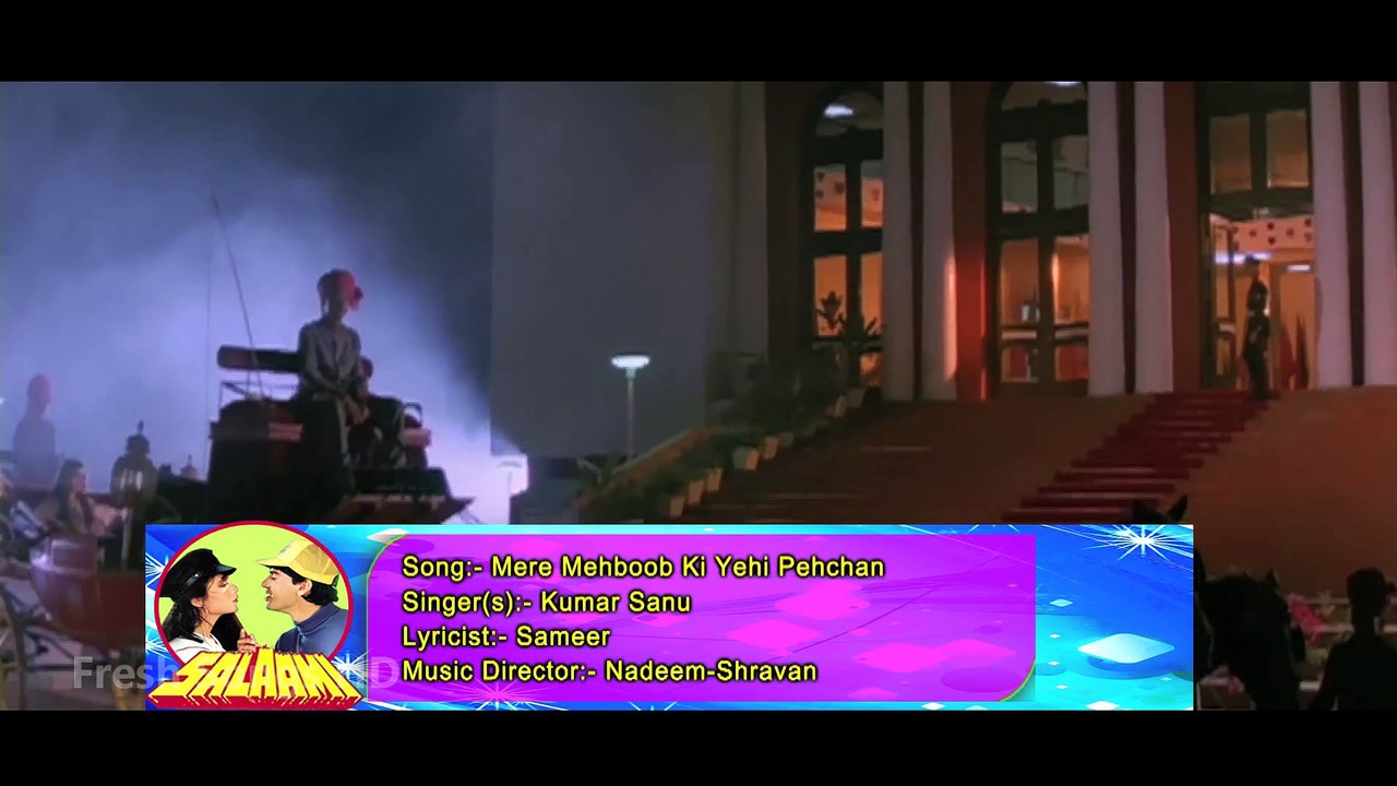 Mere Mehboob Ki Yehi Pehchan HD - Salaami 1994 Songs - Ayub Khan | Roshini Jaffery - Fresh Songs HD