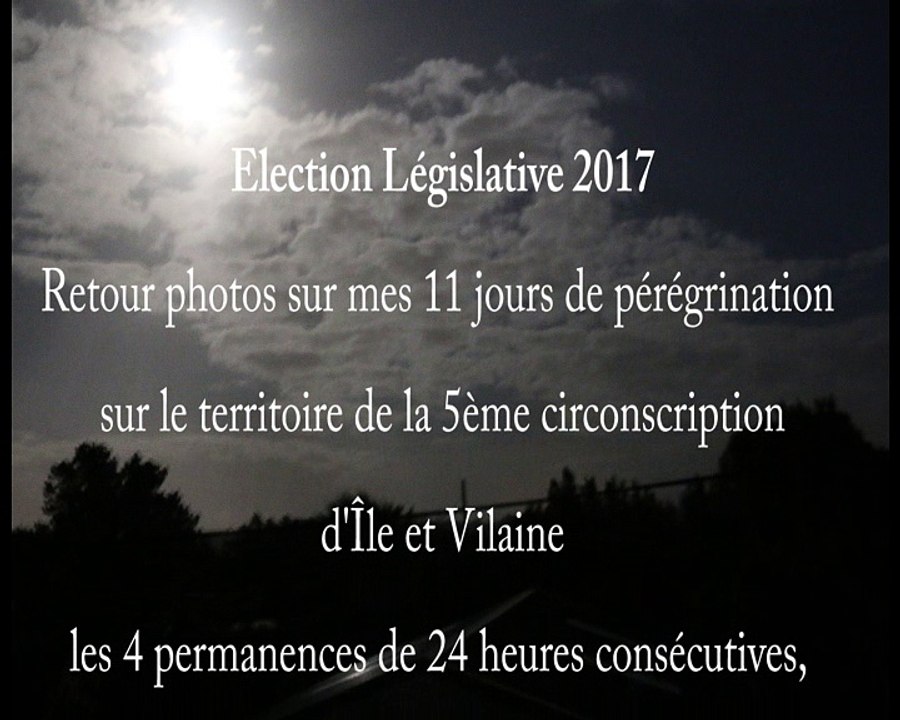 Ma pérégrination 2017