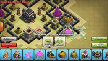 Clash of Clans - Town hall 7 (Th7) War Base   3 Air Defense REPLAY - ANTi Dragon Strategy