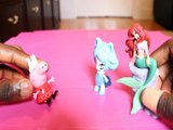 PEPPA PIG & LAVOONIA WANT PRINCESS ARIEL'S TAIL THE GLIMMIES LITTLE MERMAID DISNEY Toys BABY Videos