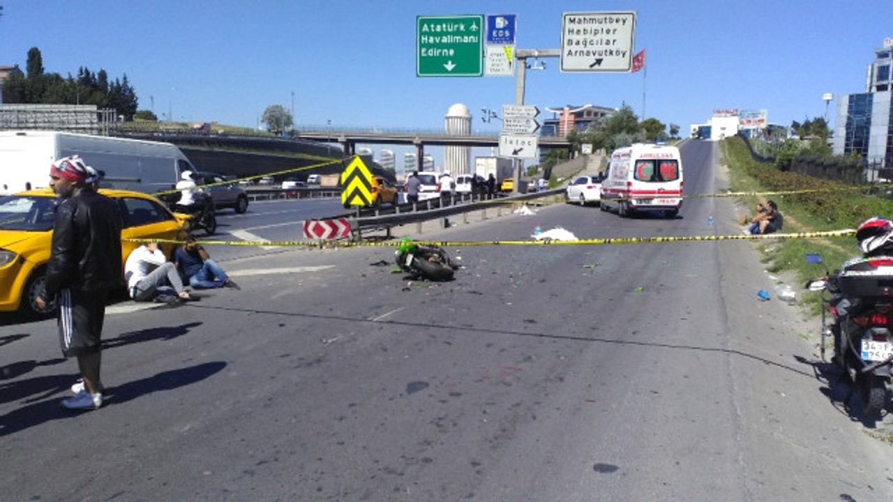 Cinayet Gibi Kaza! Hatalı Şerit Değiştiren Taksici, Motosikletlinin Ölümüne Neden Oldu