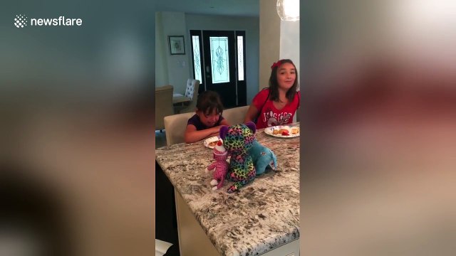 Kids have funny reaction to finding out they're going vegan