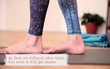 How to Post Natal Yoga Twist Walk