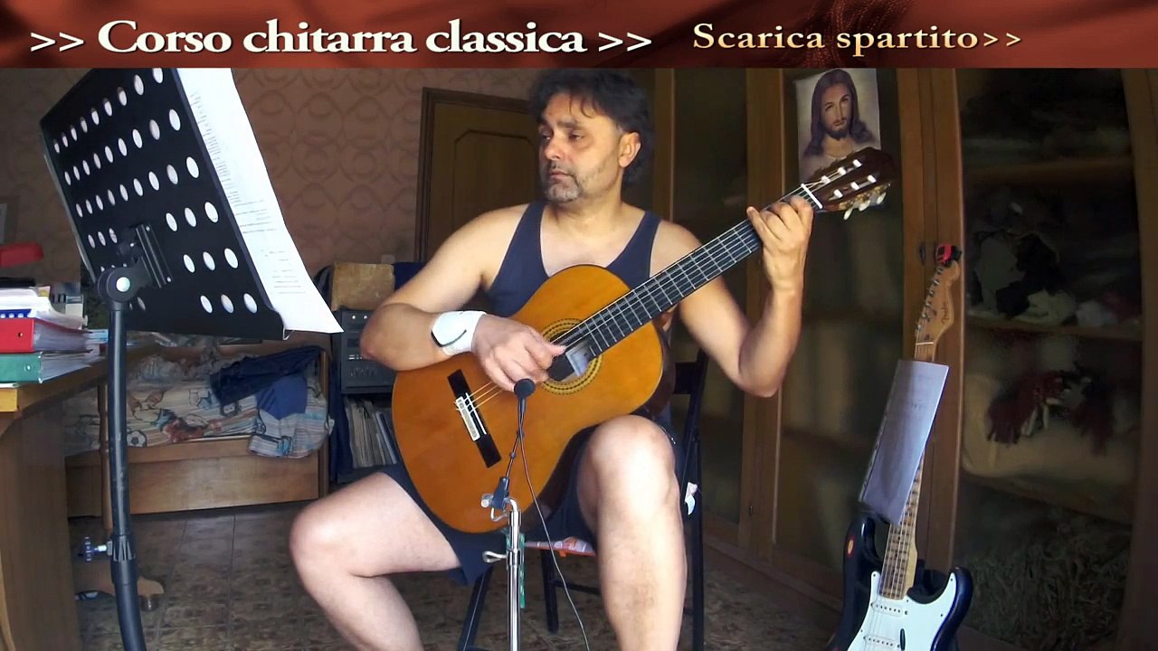 Chopin Nocturne op.9 No.2  per chitarra molto facile