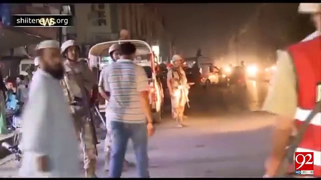 Police in Karachi under terrorist attacked