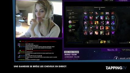 La gameuse Ana Playing se brûle les cheveux en direct sur Twitch ! (Vidéo)