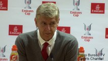 Arsene Wenger reaction Emirates Cup 2017 Arsenal vs Benfica