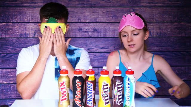 КОКТЕЙЛИ С ЭЛЕКТРОШОКЕРОМ! MARS, TWIX, M&M's, SNICKERS DRINK CHALLENGE!