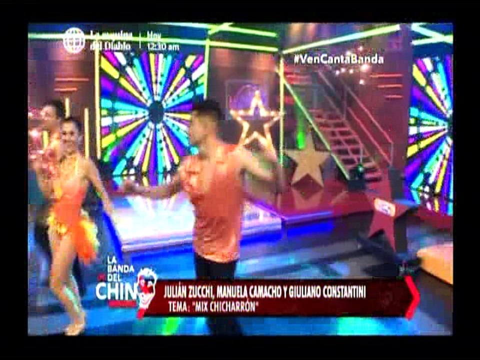 Baile de Manuela Camacho Julian Zucchi y Giuliano Constantini el Tema Mix Chicharron