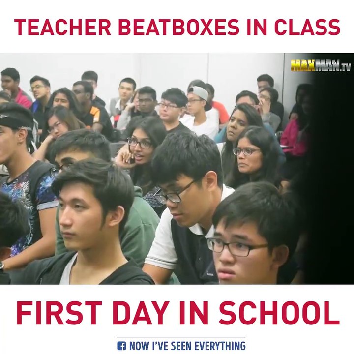 Bright Side - Teacher Beatboxes in Class