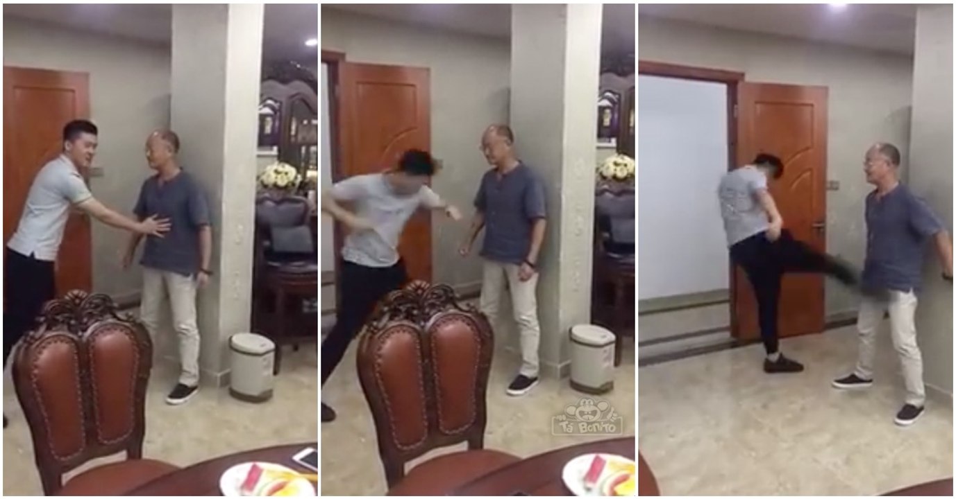 Especialista em artes marciais dá o corpo às "balas" e mostra ser imune à dor... WTF!