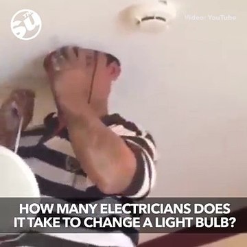 Changing light bulb