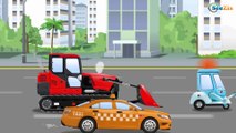 Traktör Kamyon ve Otobüs Sürmek - KAMYONLAR VE İŞ MAKİNELERİ - çocuklar için çizgi filmler