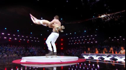 LEAK- Billy & Emily England Push Boundaries In Scary Skate Act - America's Got Talent 2017