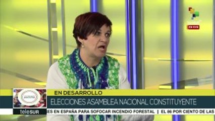 María Díaz: La Constituyente fue nuestra gran venganza democrática