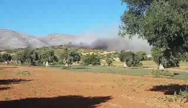 Πυρκαγιά στα καλύβια