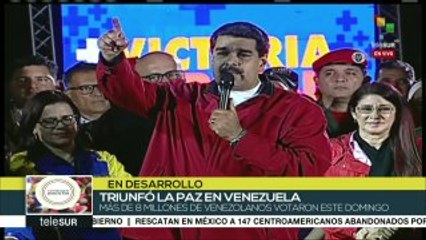 Pdte. Maduro: Es la votación más grande en 18 años de Revolución