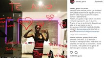 Tamara Gorro le envía un original mensaje a su chico