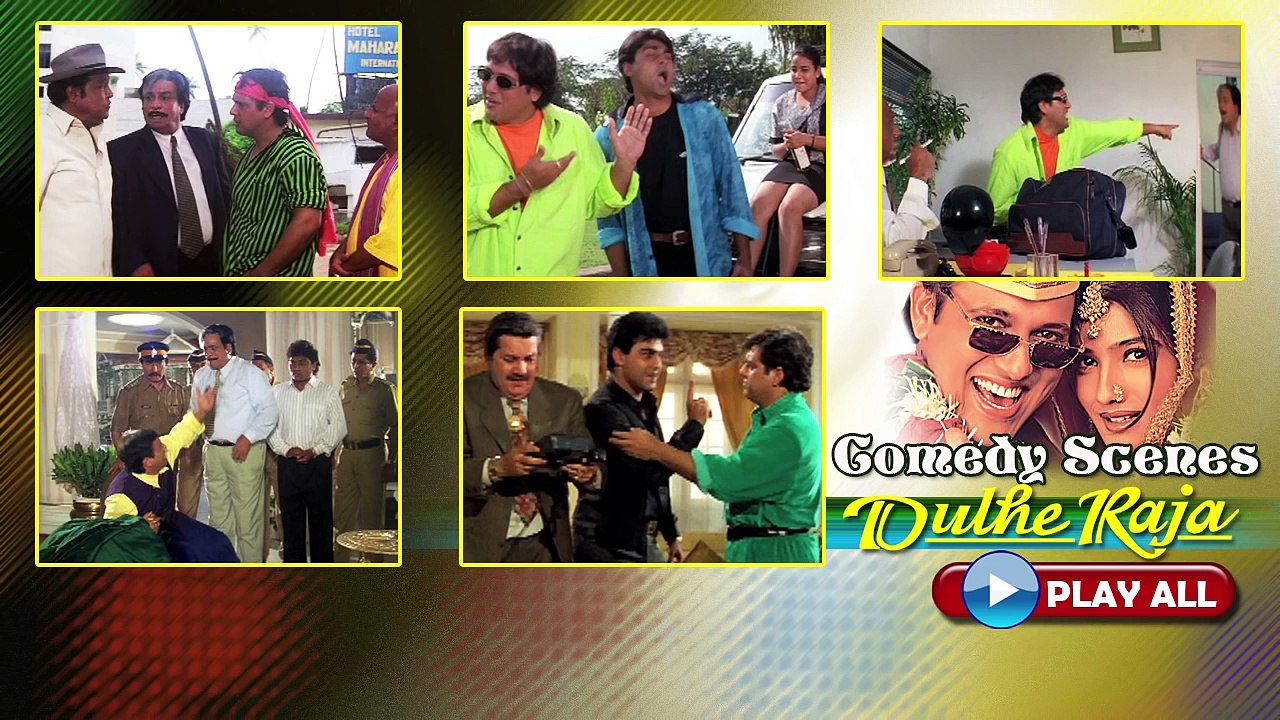 Govinda, Kader Khan Best Comedy Scenes, Dulhe Raja - Jukebox 41
